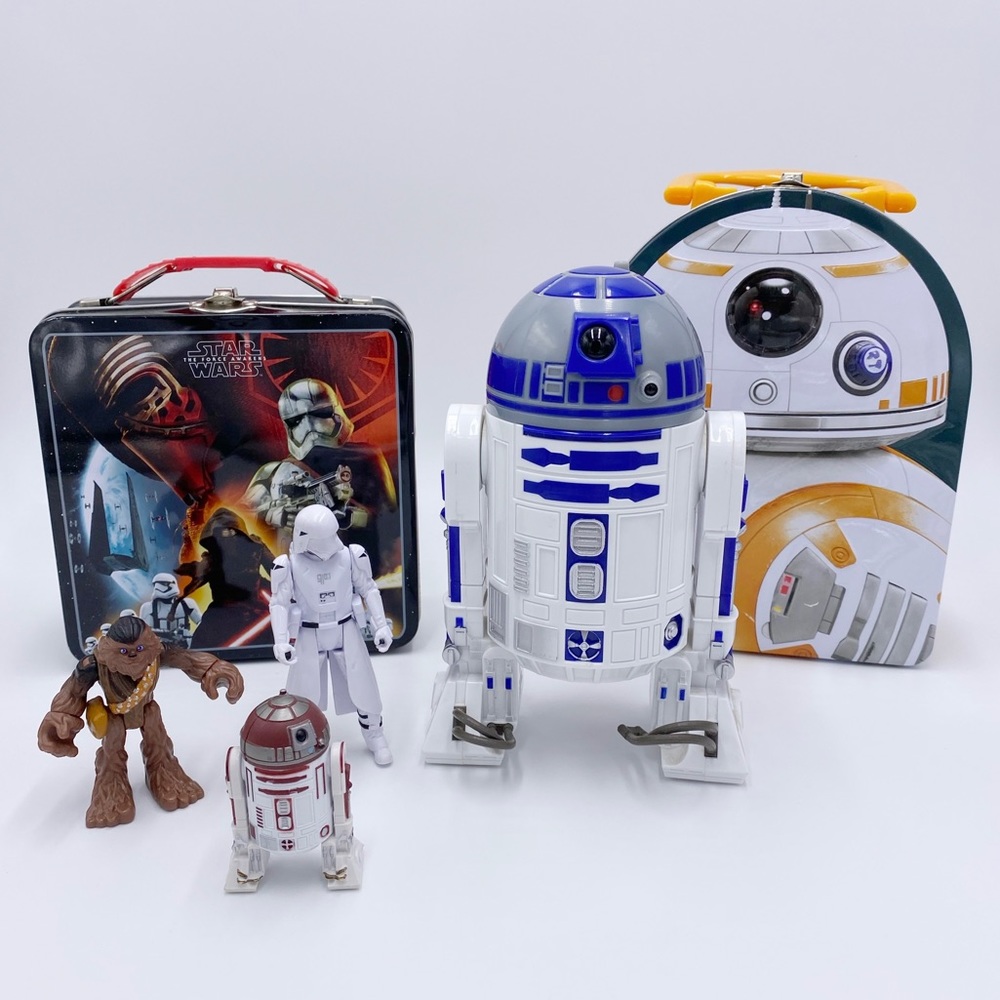 Star Wars Lot Bundle of Items Chewbacca R2-D2 Stormtrooper